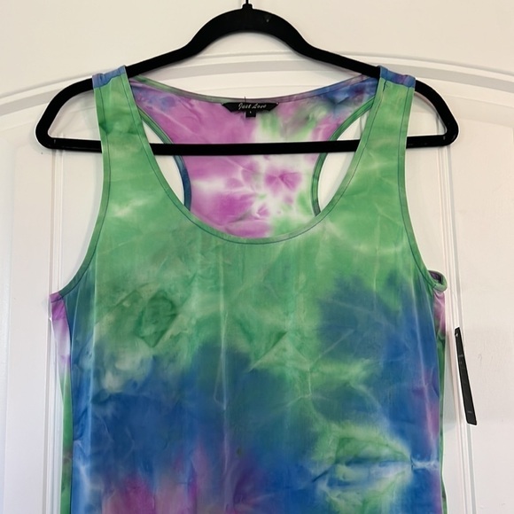Just Love Tye Die Spandex Maxi Dress Medium - Picture 2 of 8